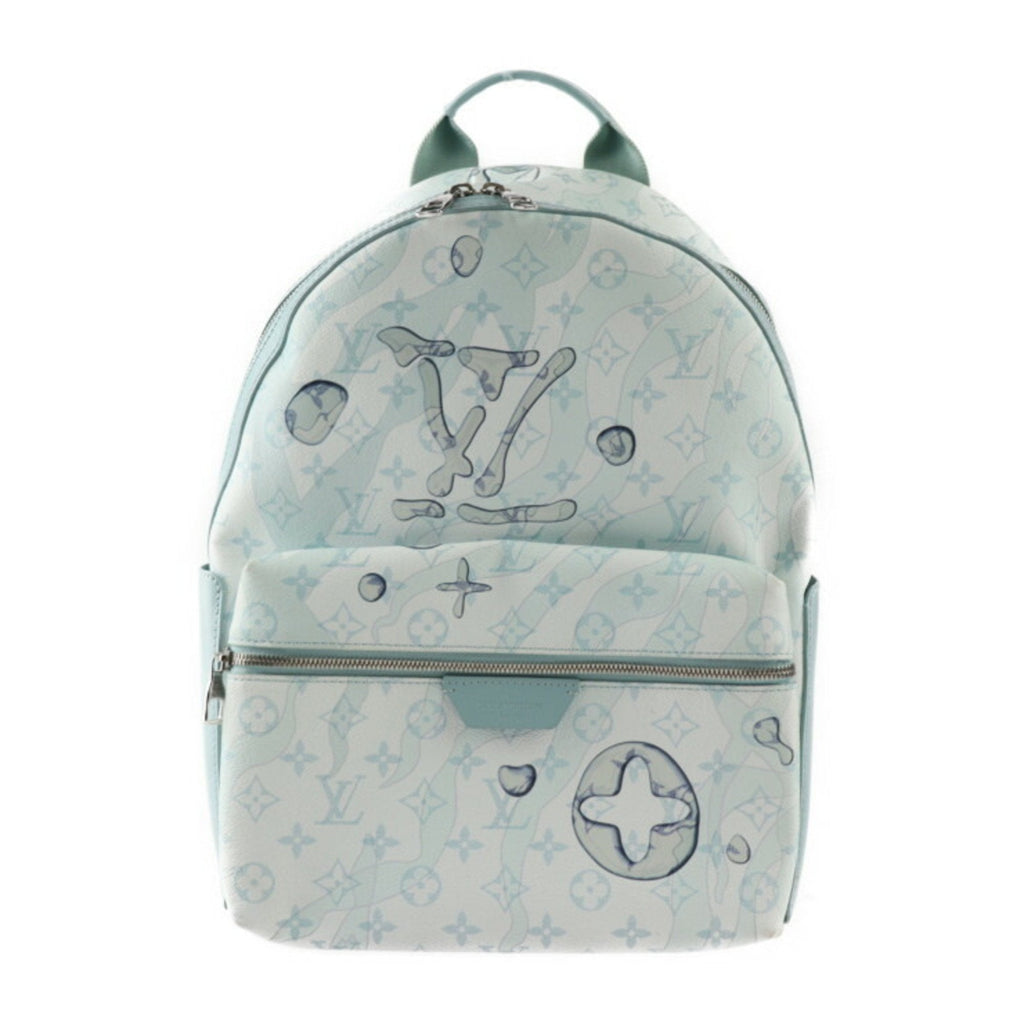 Louis Vuitton Light Blue Pvc Leather Backpack Handbag
