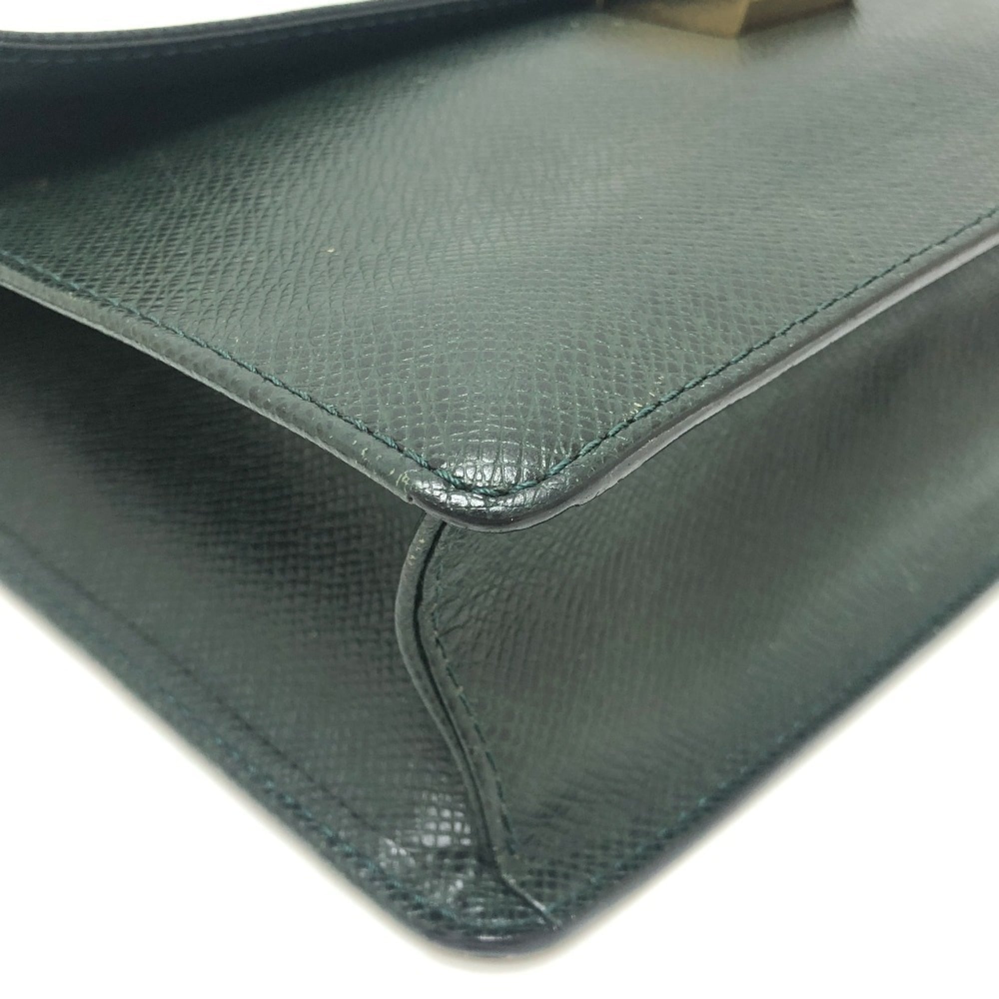 Louis Vuitton Episea Leather Taiga Leather Clutch Bag