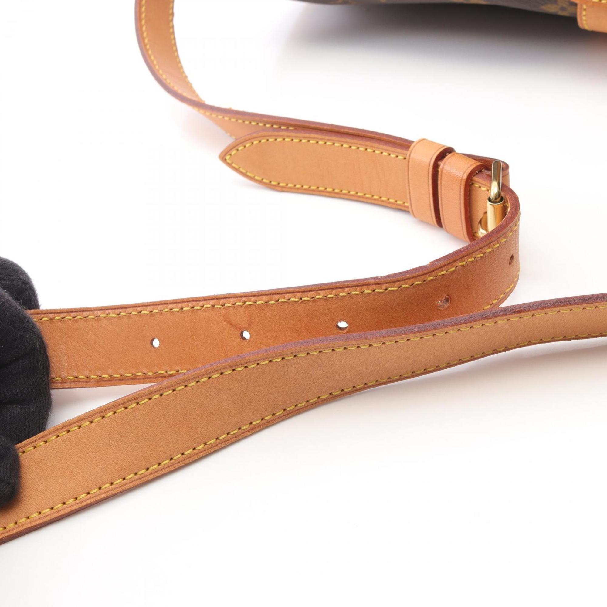 Louis Vuitton Brown Monogram Coated Canvas Pvc Leather Shoulder Bag