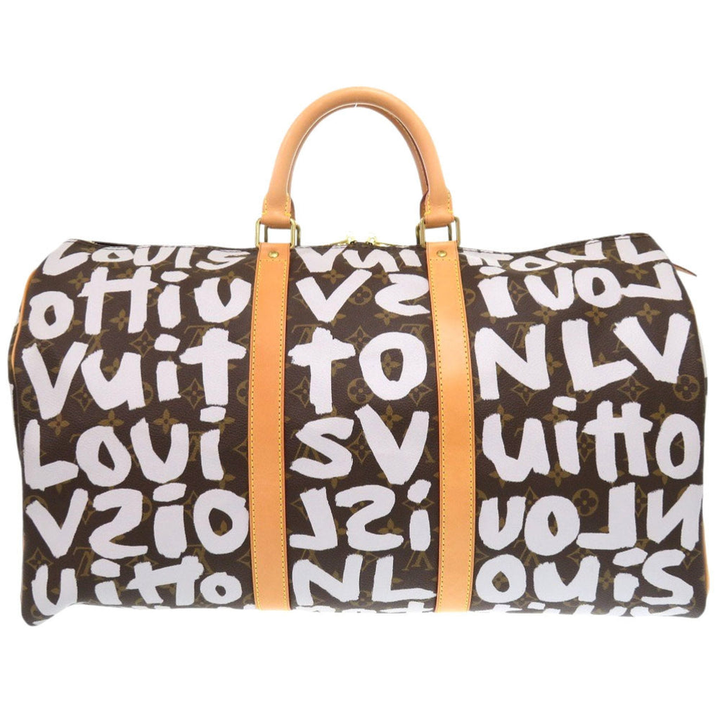 Louis Vuitton Monogram Graffiti Brown Monogram White Monogram Graffiti Monogram Boston Bag