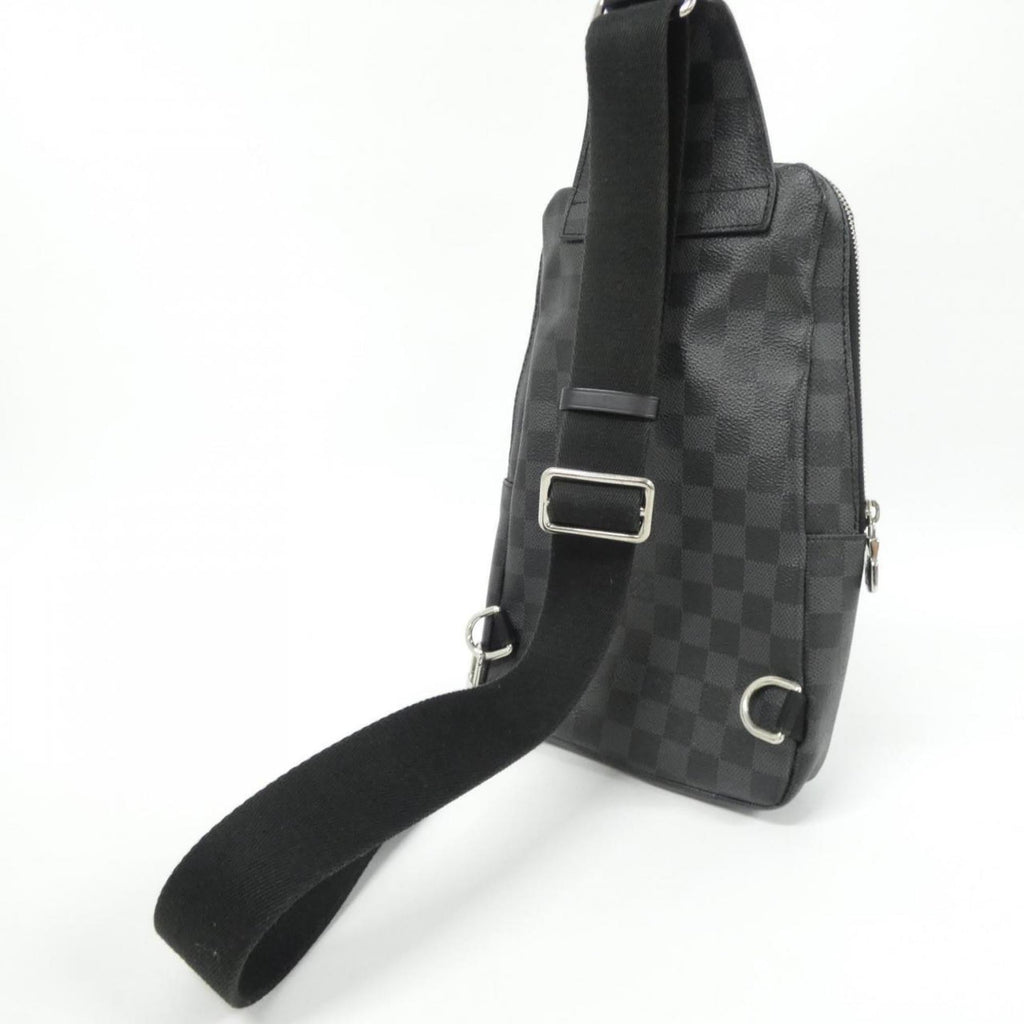 Louis Vuitton Graphite Coated Canvas Shoulder Bag