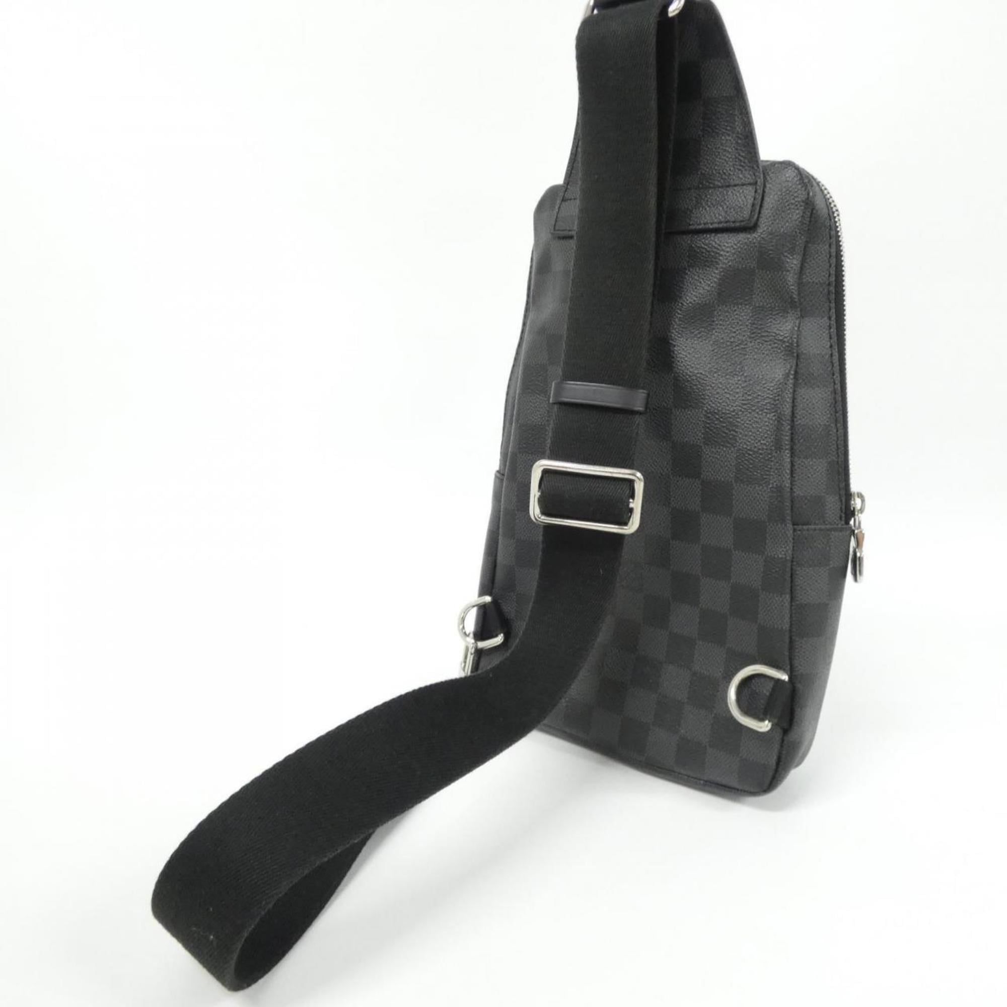 Louis Vuitton Graphite Coated Canvas Shoulder Bag