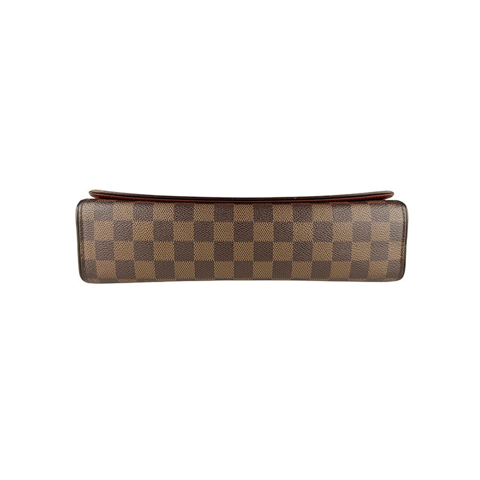 Louis Vuitton Damier Canvas Ebene Damier Canvas Shoulder Bag