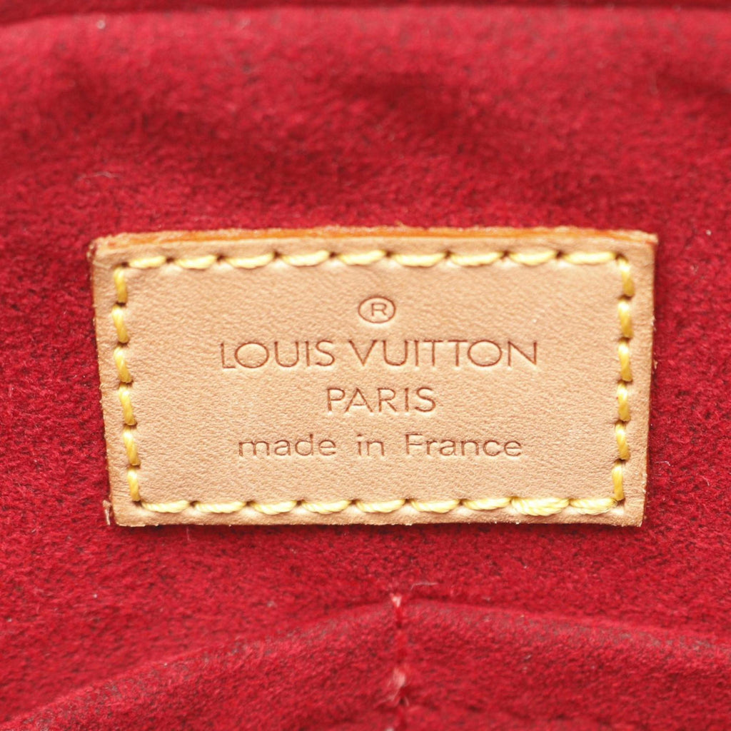 Louis Vuitton Brown Monogram Leather Handbag