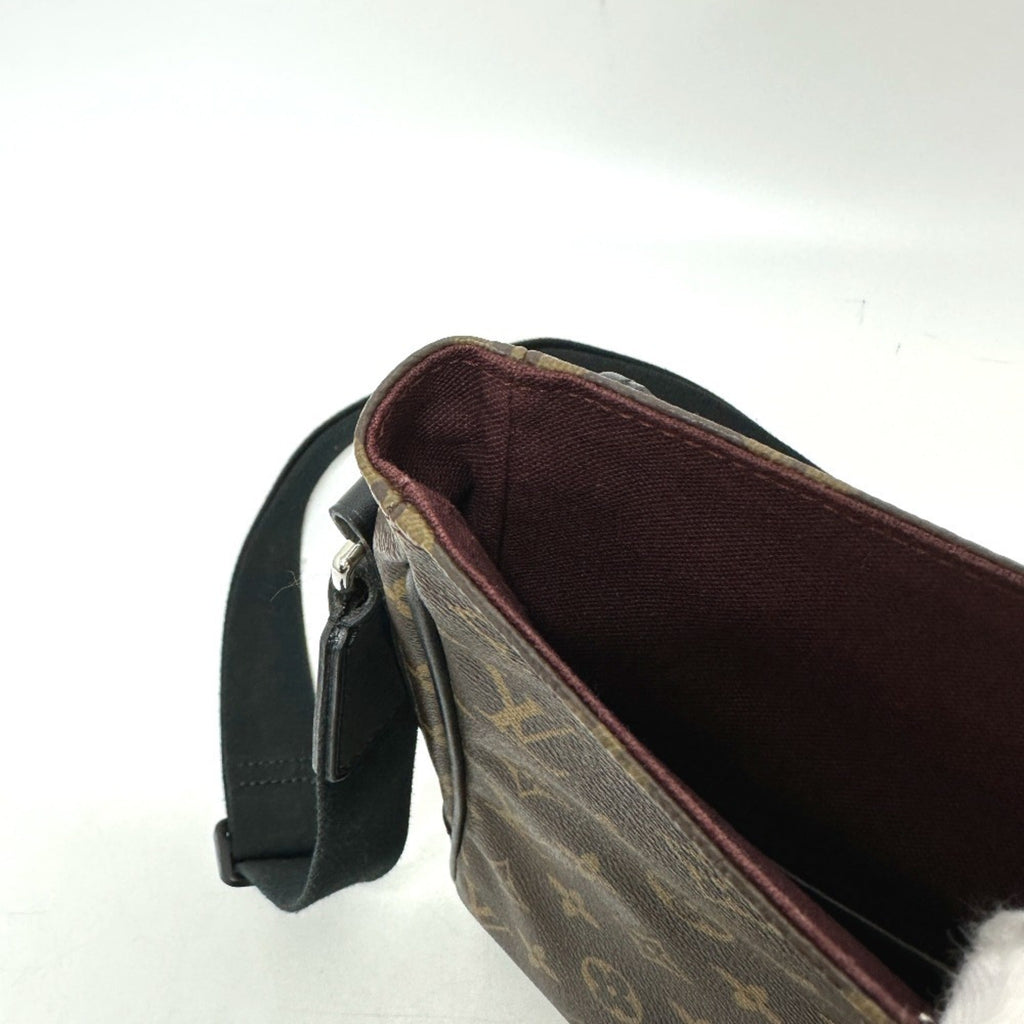 Louis Vuitton Monogram Macassar Black Brown Shoulder Bag
