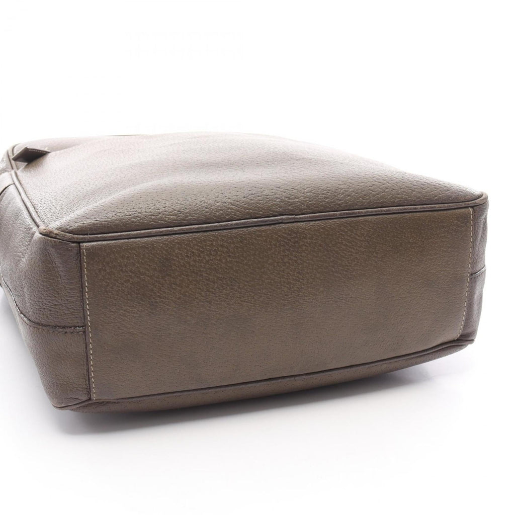 Prada Brown Leather Shoulder Bag