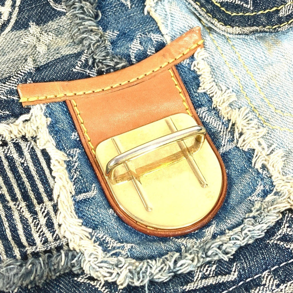 Louis Vuitton Monogram Denim Blue Monogram Denim Messenger Bag Shoulder Bag