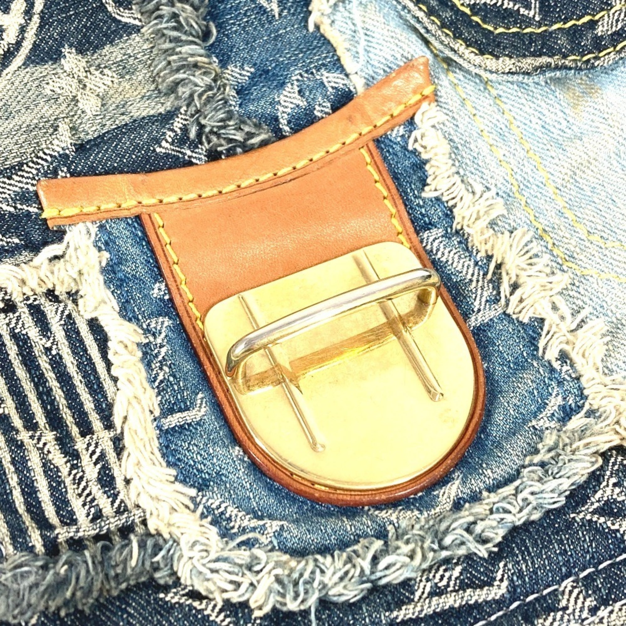 Louis Vuitton Monogram Denim Blue Monogram Denim Messenger Bag Shoulder Bag