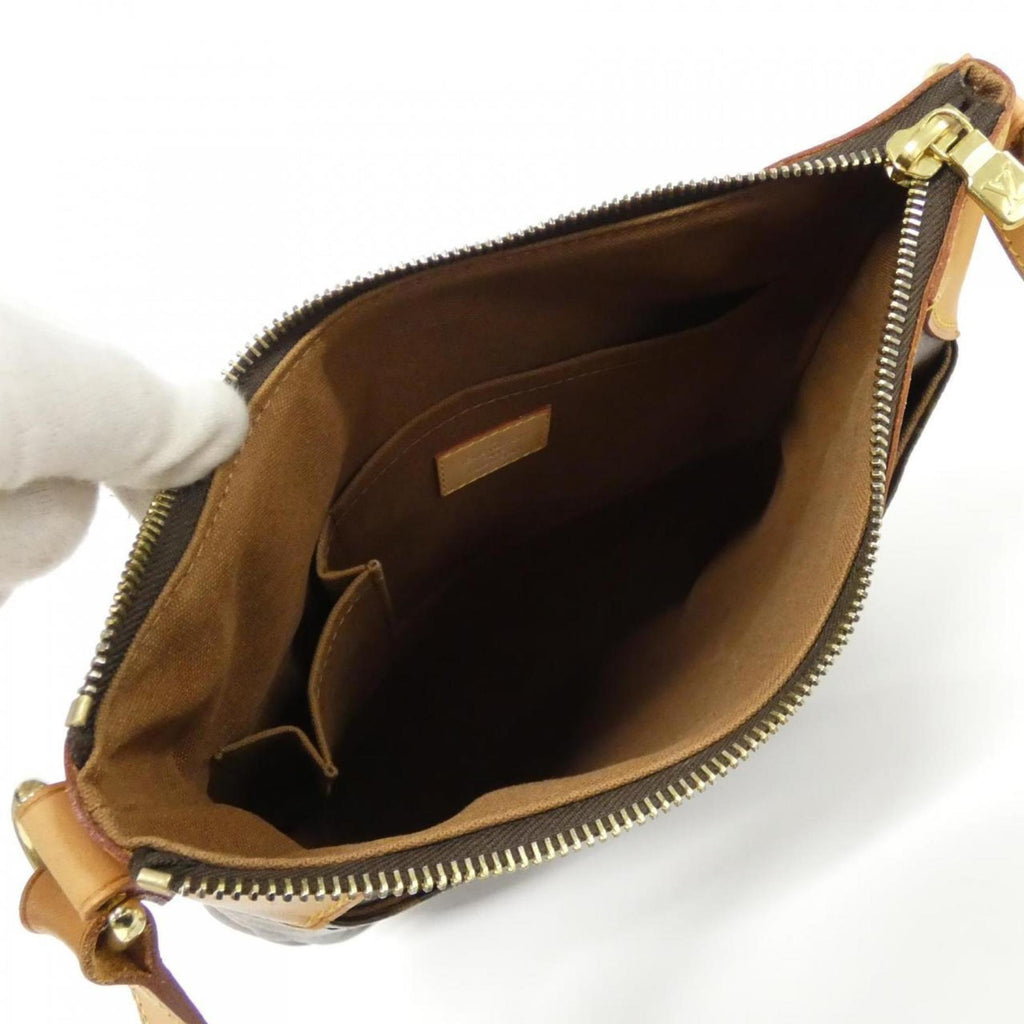Louis Vuitton Marron Coated Canvas Shoulder Bag