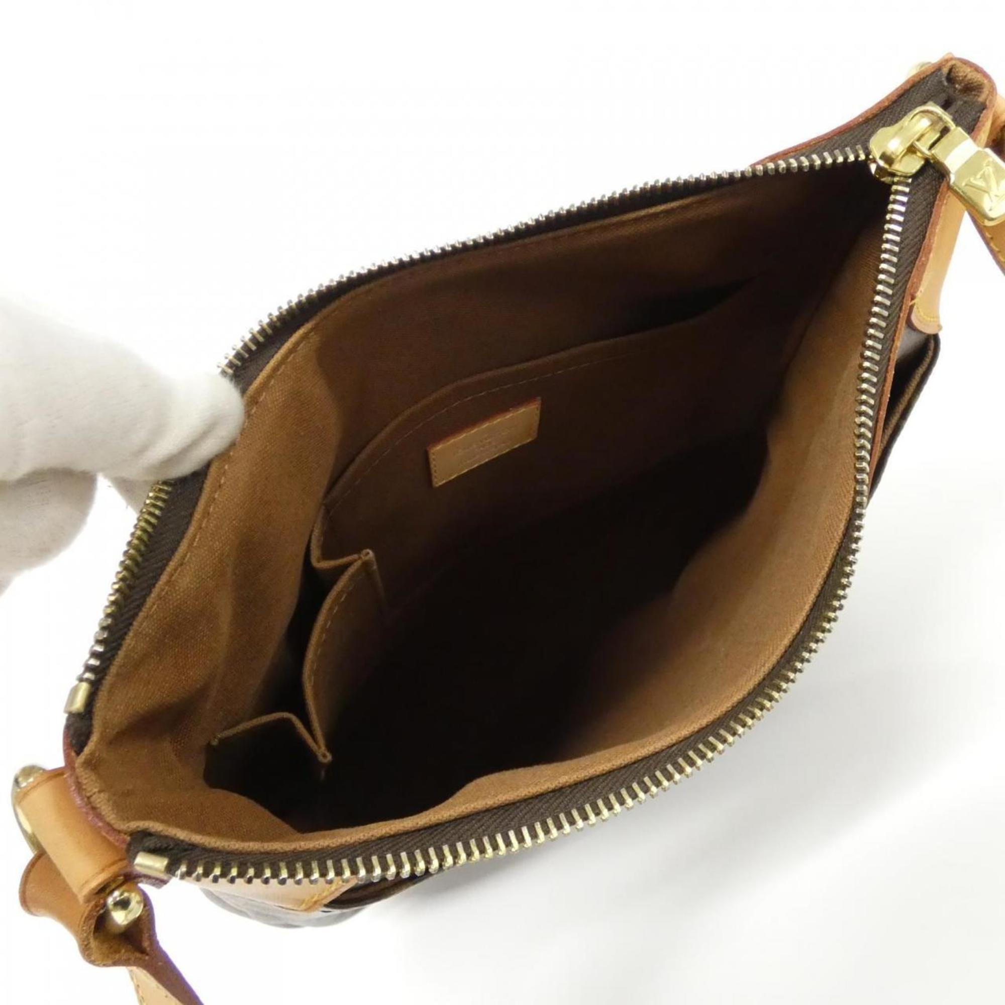 Louis Vuitton Marron Coated Canvas Shoulder Bag