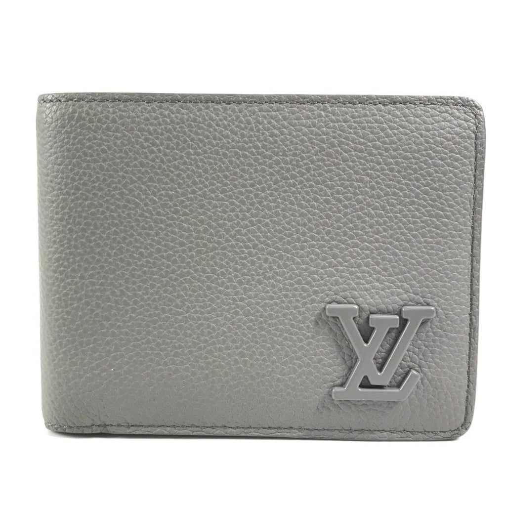 Louis Vuitton Gray Leather Wallet
