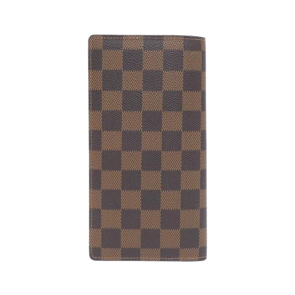 Louis Vuitton Brown Coated Canvas Long Wallet