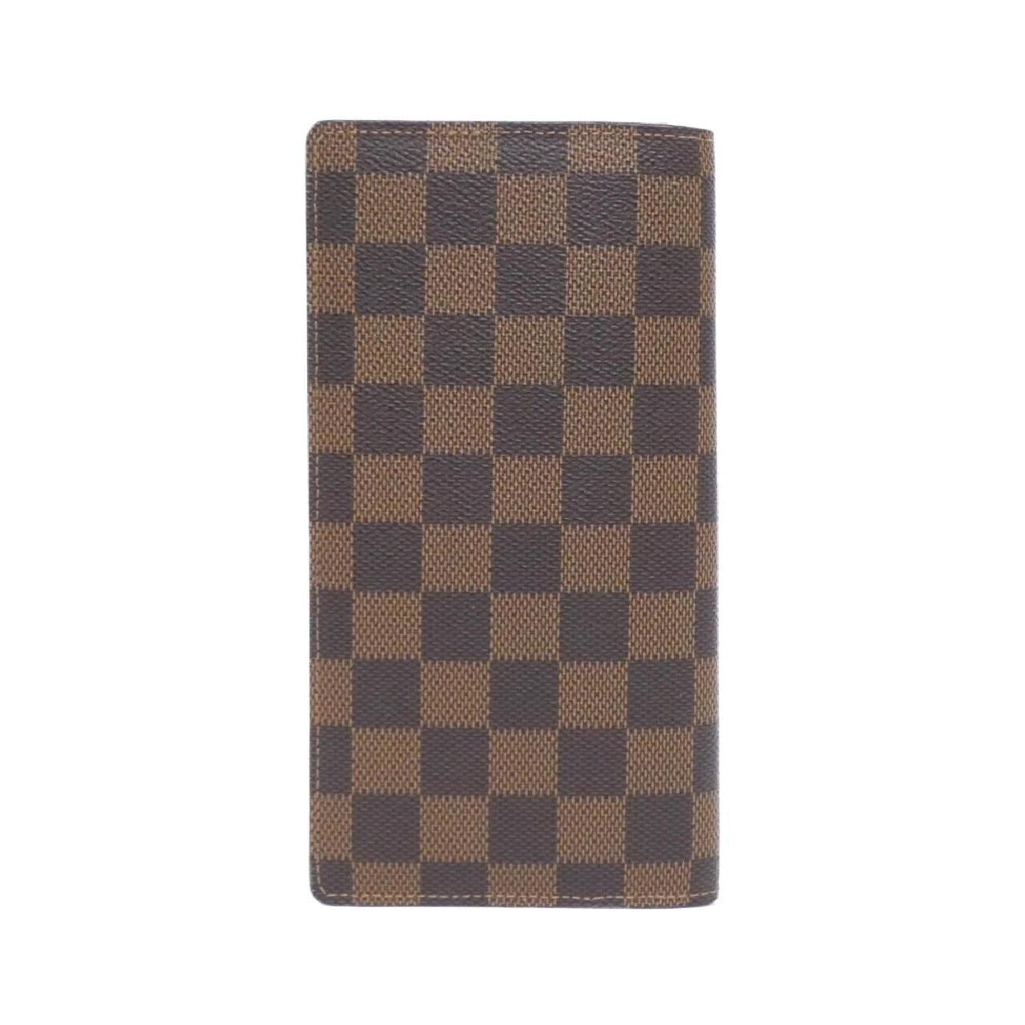 Louis Vuitton Brown Coated Canvas Long Wallet