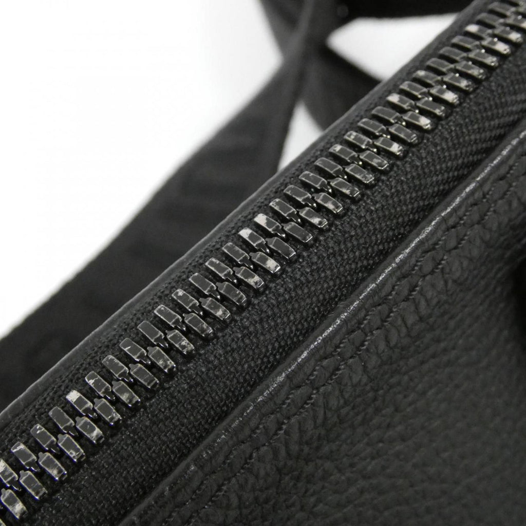 Louis Vuitton Black Leather Boston Bag