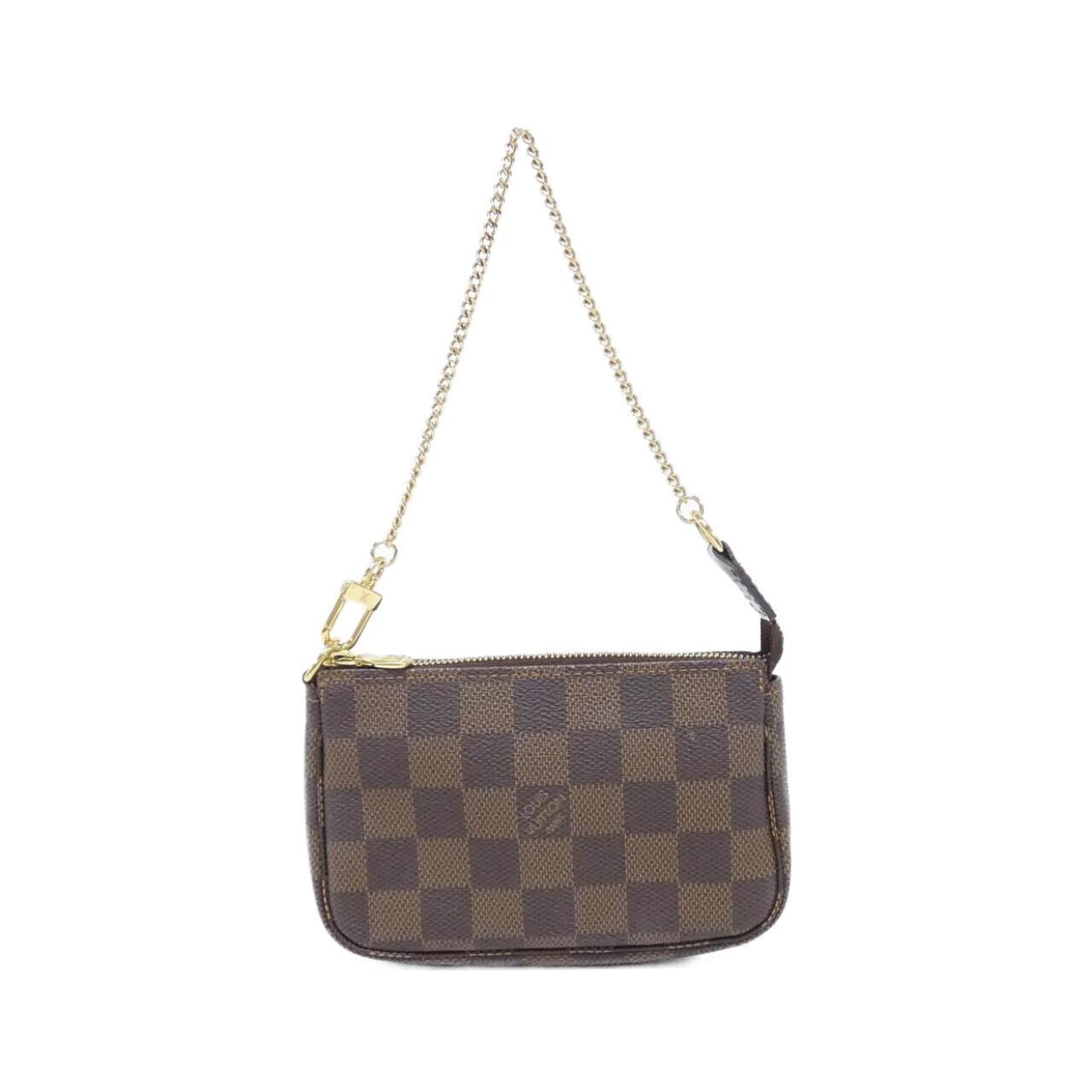 Louis Vuitton Ebene Coated Canvas Pochette Pouch