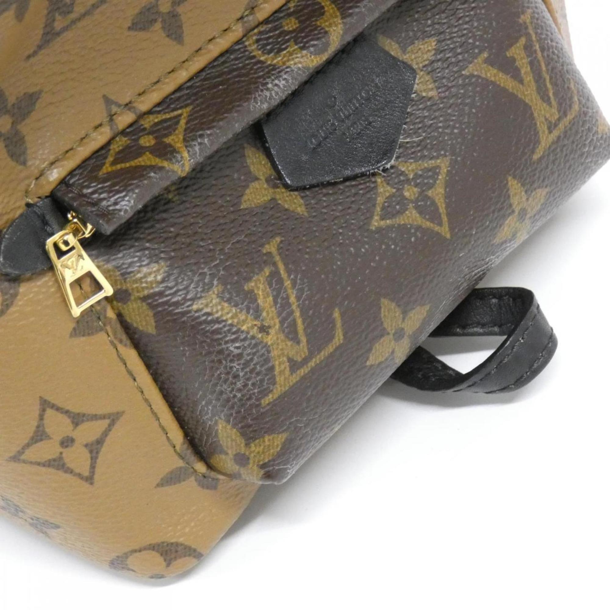 Louis Vuitton Brown Coated Canvas Backpack