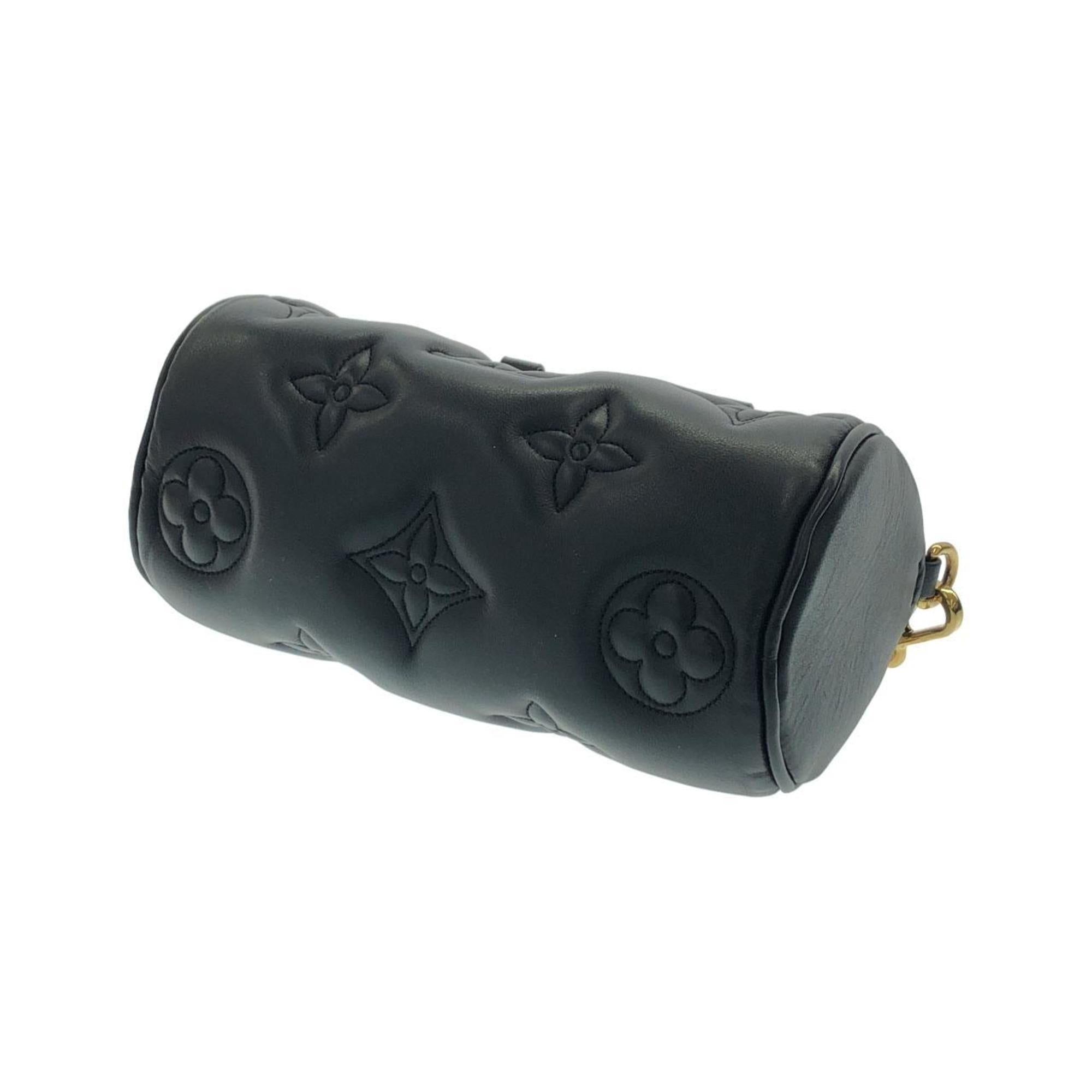 Louis Vuitton Black Leather Shoulder Bag