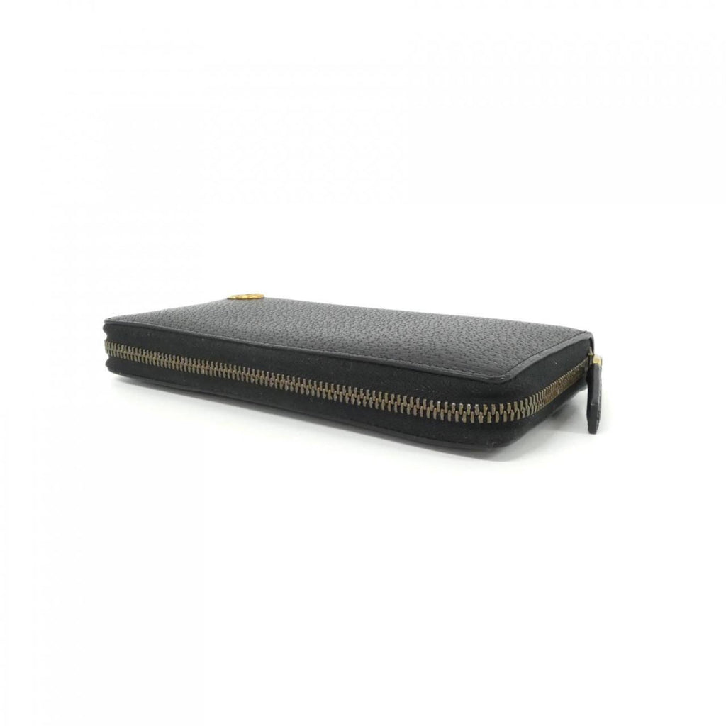 Gucci Black Leather Long Wallet (Bi-Fold) (Pre-Owned)