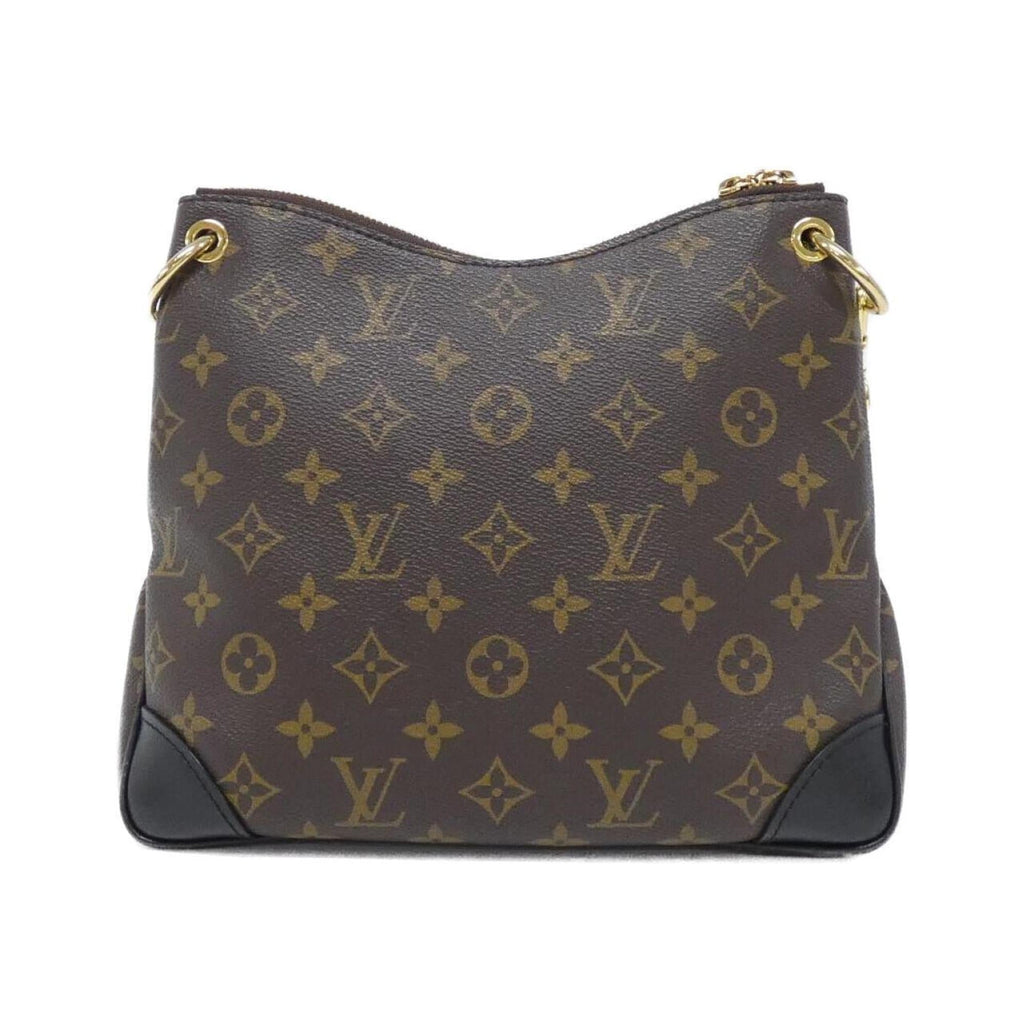 Louis Vuitton Black Marron Coated Canvas Shoulder Bag
