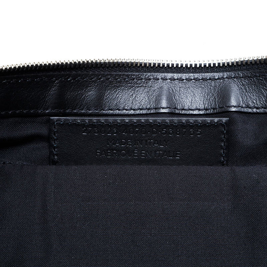 Balenciaga Navy Nylon Clutch