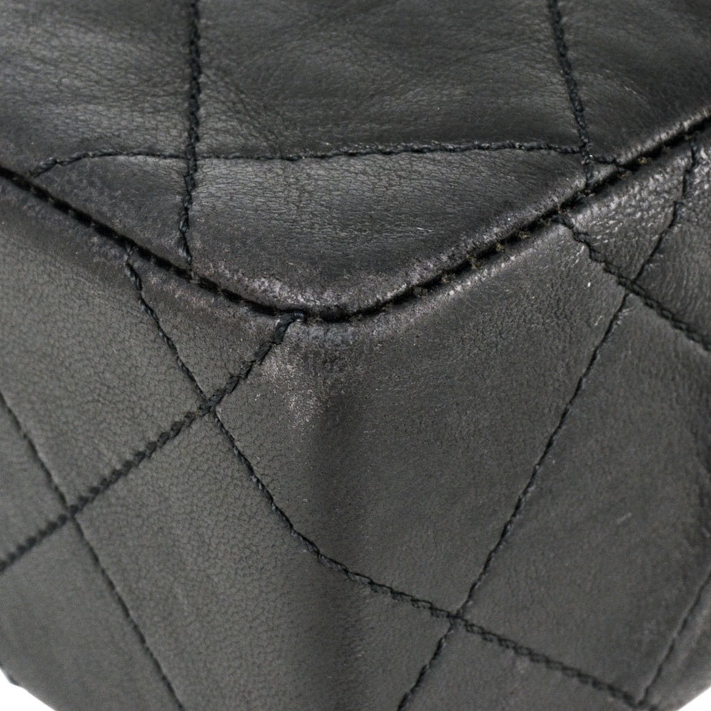 Chanel Black Leather Shoulder Bag