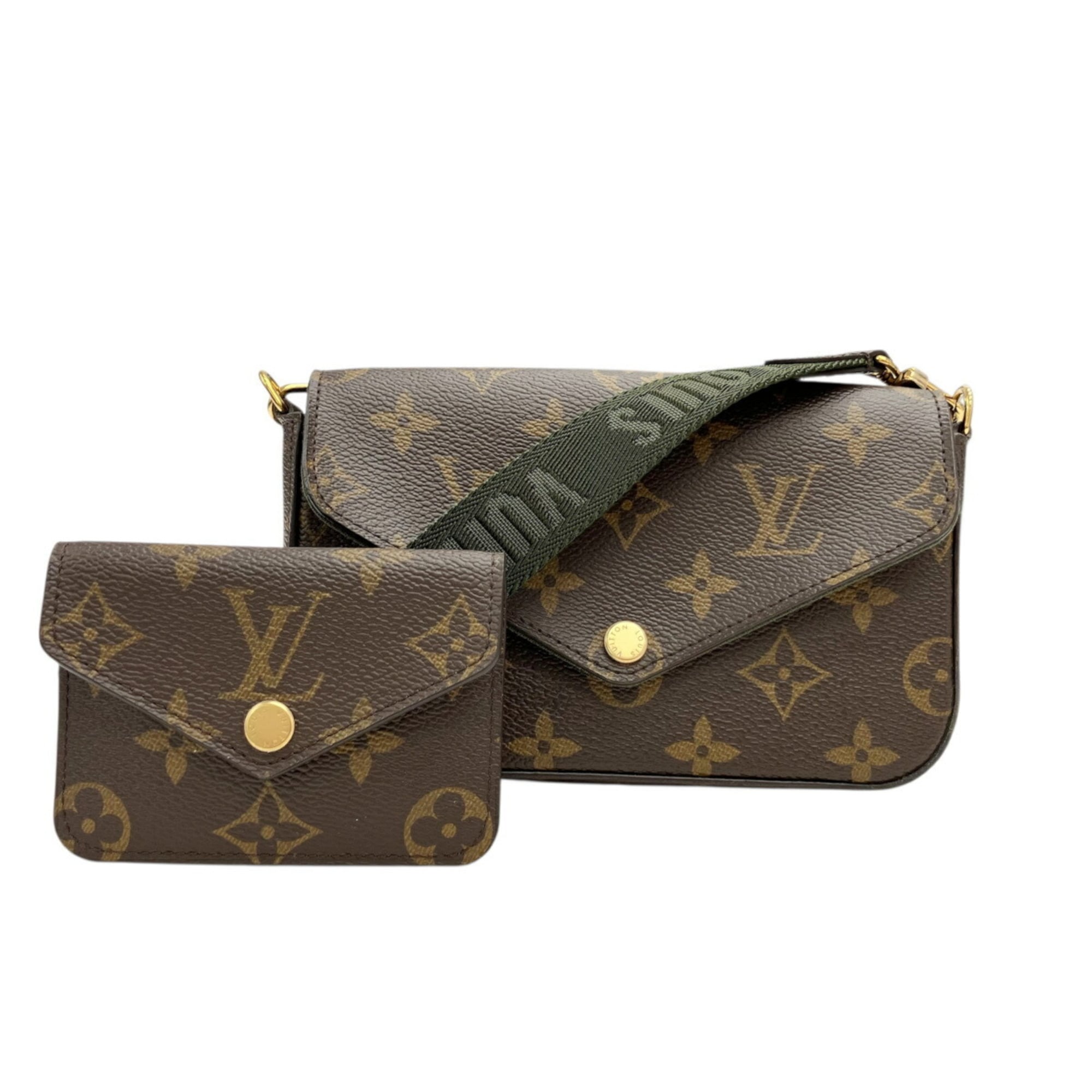 Louis Vuitton Brown Monogram Pochette Shoulder Bag