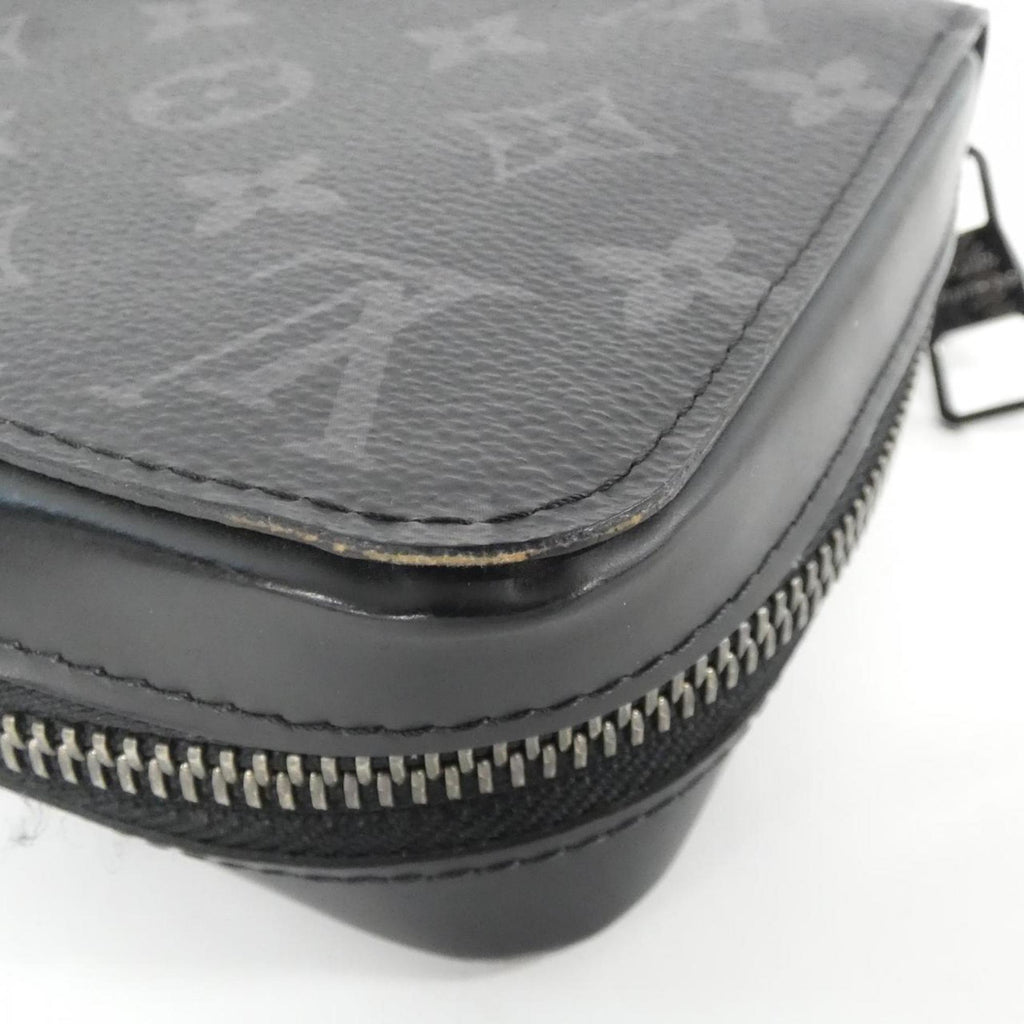 Louis Vuitton Black Coated Canvas Long Wallet