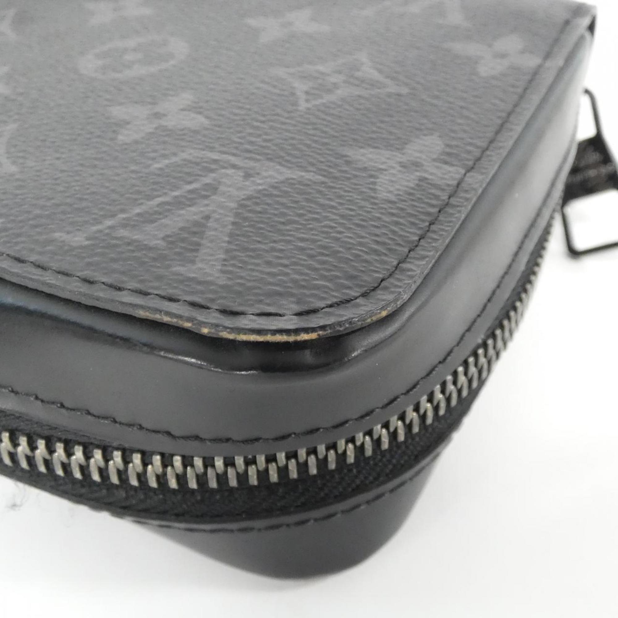 Louis Vuitton Black Coated Canvas Long Wallet