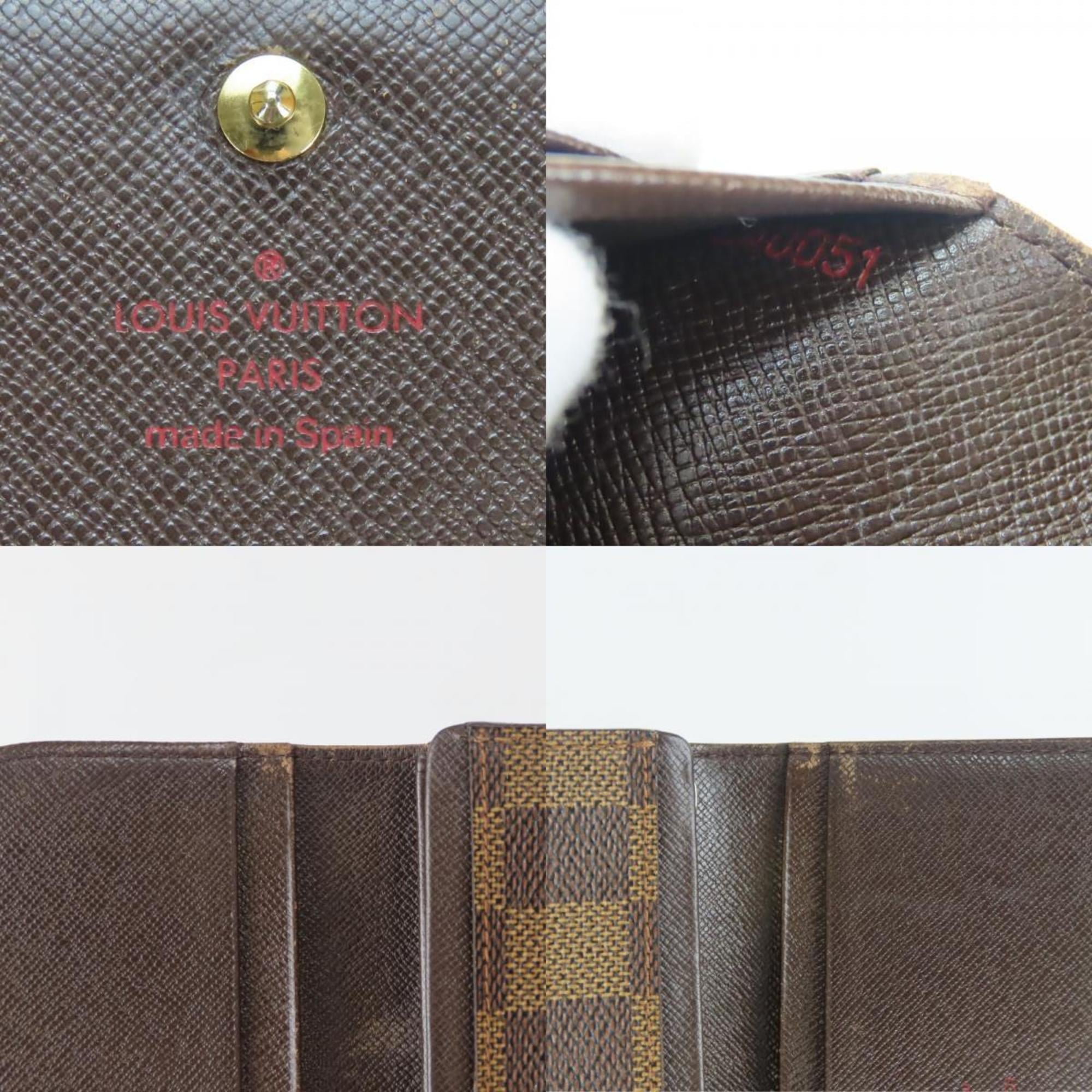 Louis Vuitton Damier Brown Ebene Wallet