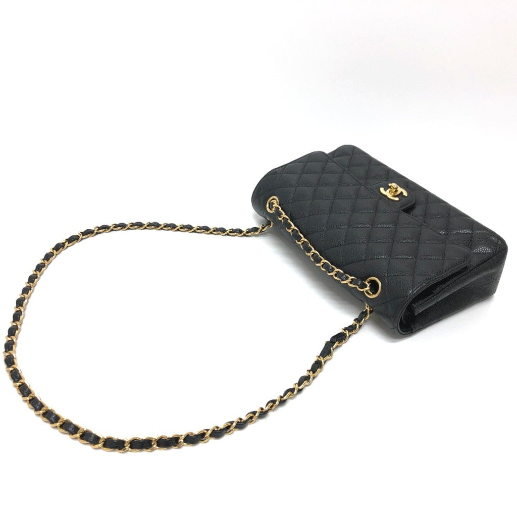 Chanel Black Leather Shoulder Bag