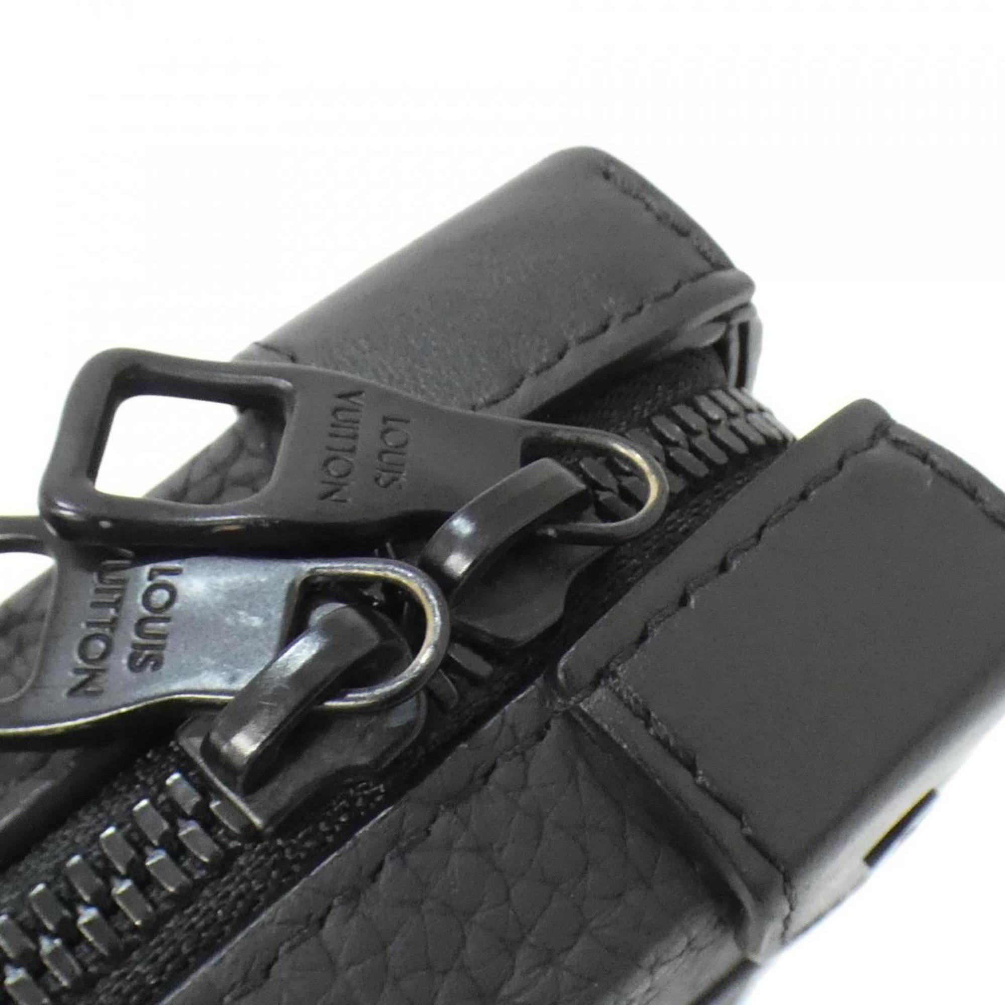 Louis Vuitton Black Leather Shoulder Bag