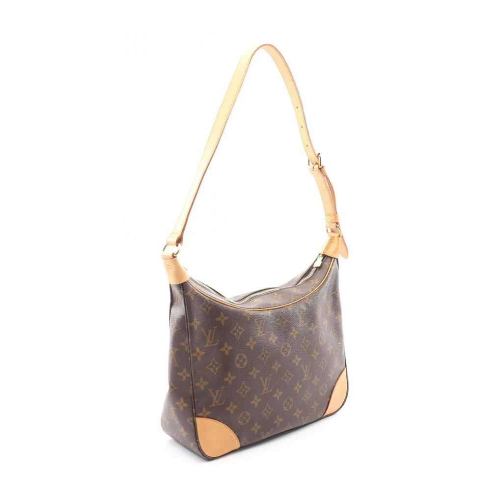 Louis Vuitton Brown Monogram Coated Canvas Leather Shoulder Bag