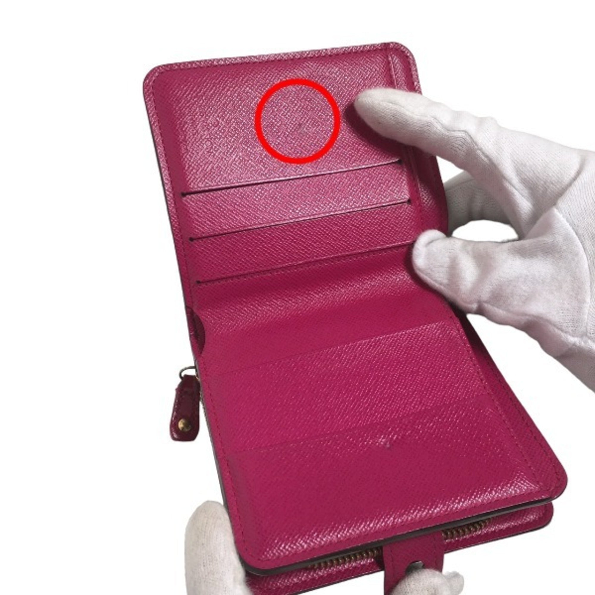 Louis Vuitton Fuchsia Monogram Perforated Wallet