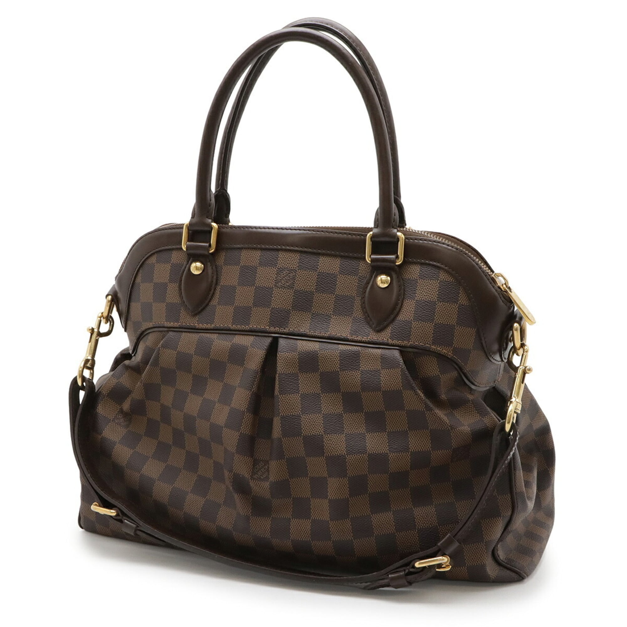 Louis Vuitton Brown Pvc Handbag Shoulder Bag