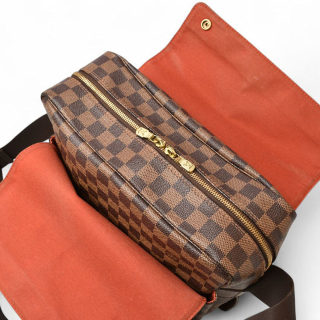 Louis Vuitton Damier Brown Damier Canvas Coated Canvas Shoulder Bag
