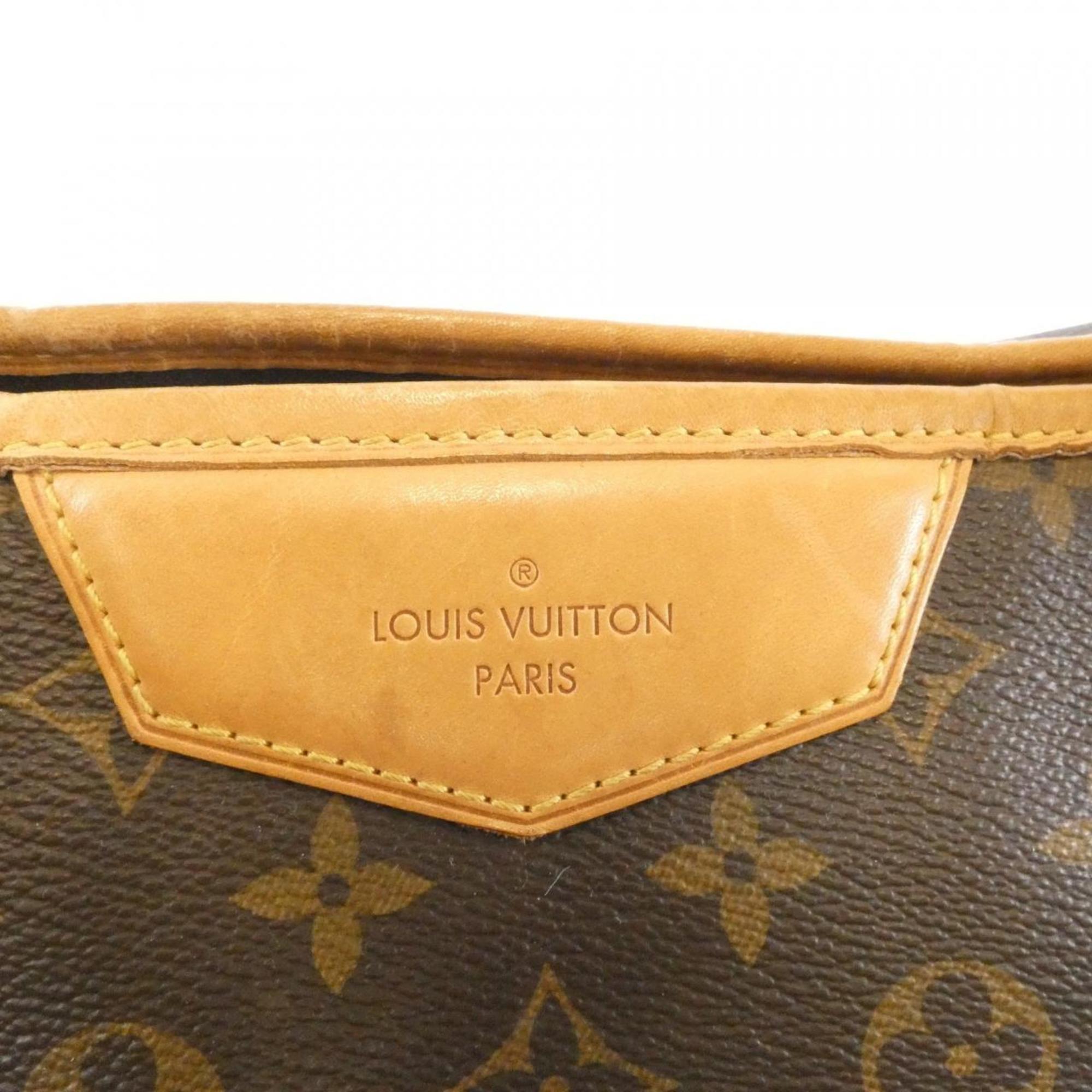 Louis Vuitton Marron Coated Canvas Handbag