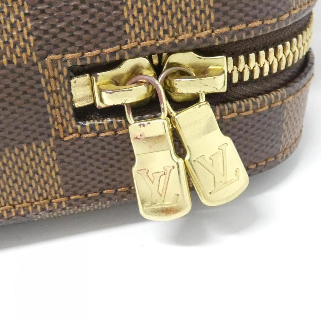Louis Vuitton Damier Canvas Ebene Damier Canvas Shoulder Bag