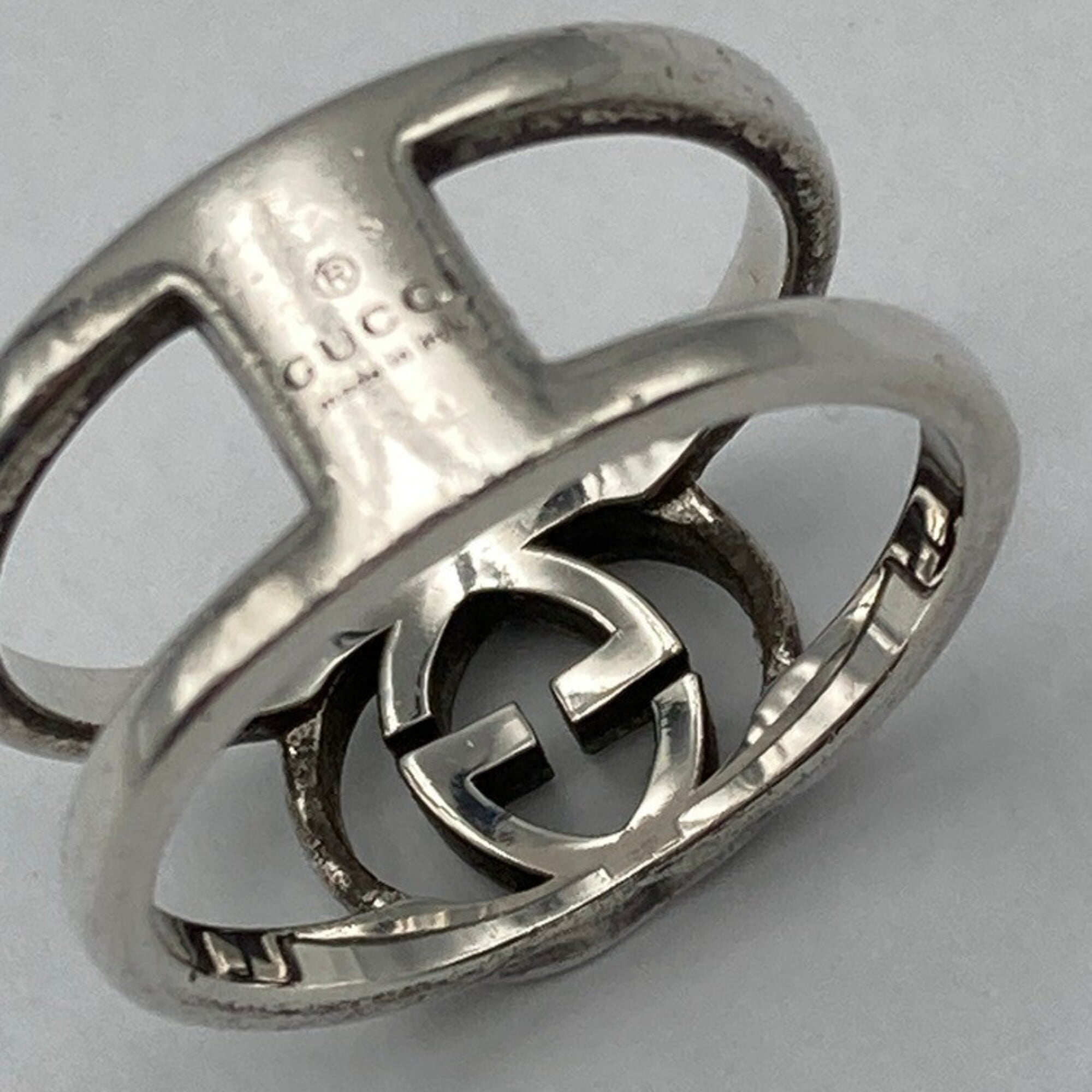 Gucci Silver 925 Band Ring (Pre-Owned)