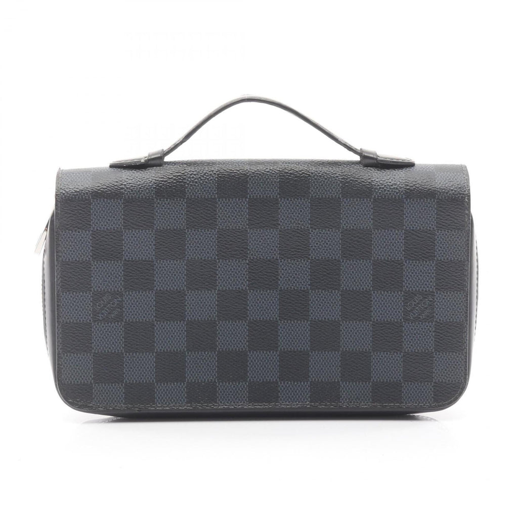 Louis Vuitton Black Damier Graphite Damier Graphite Long Bill Wallet