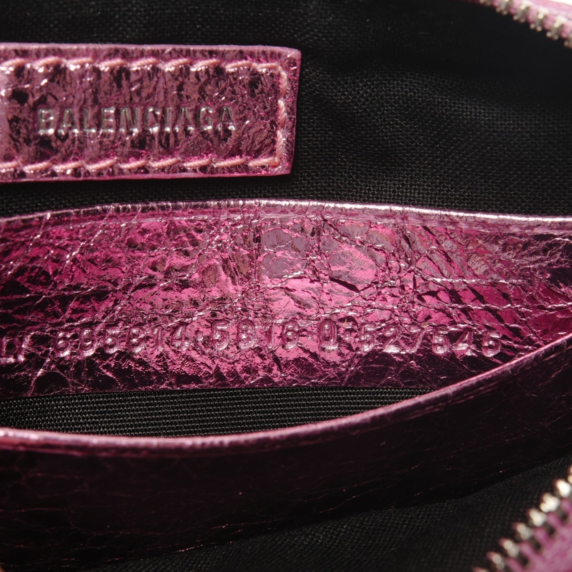 Balenciaga Metallic Pink Shoulder