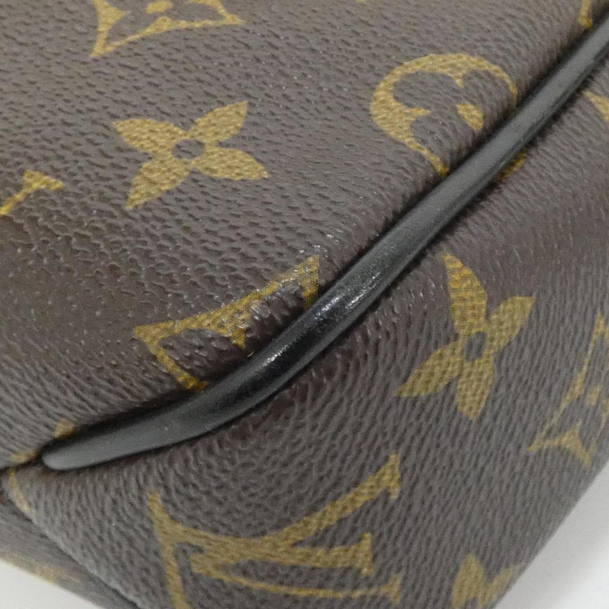 Louis Vuitton Monogram Macassar Marron Coated Canvas Shoulder Bag