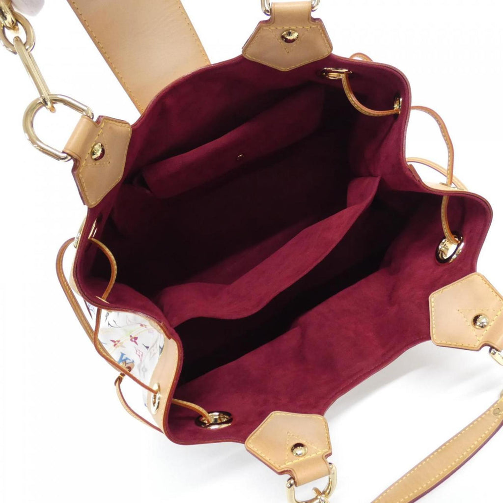 Louis Vuitton Multi-Color White Coated Canvas Shoulder Bag