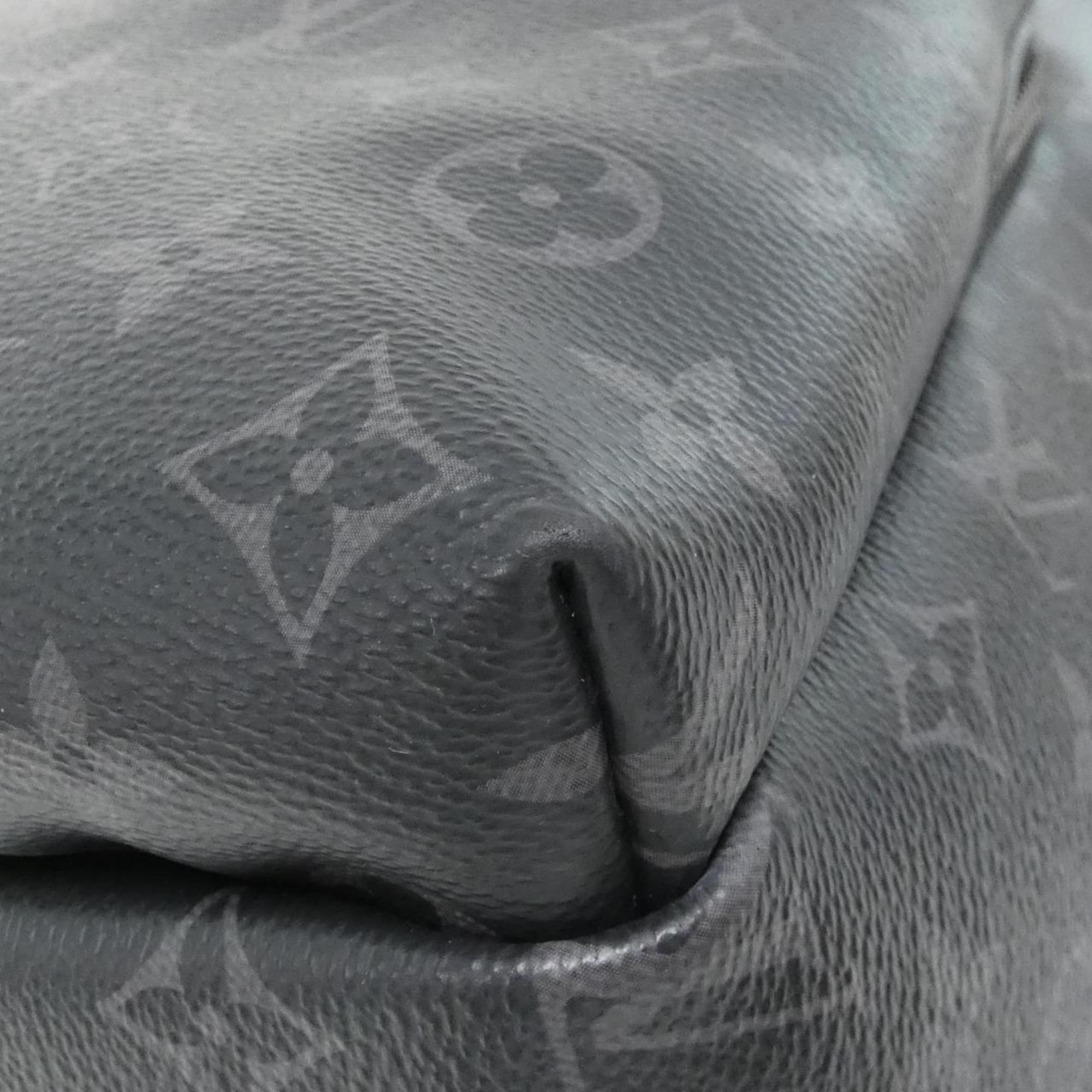 Louis Vuitton Black Coated Canvas Backpack