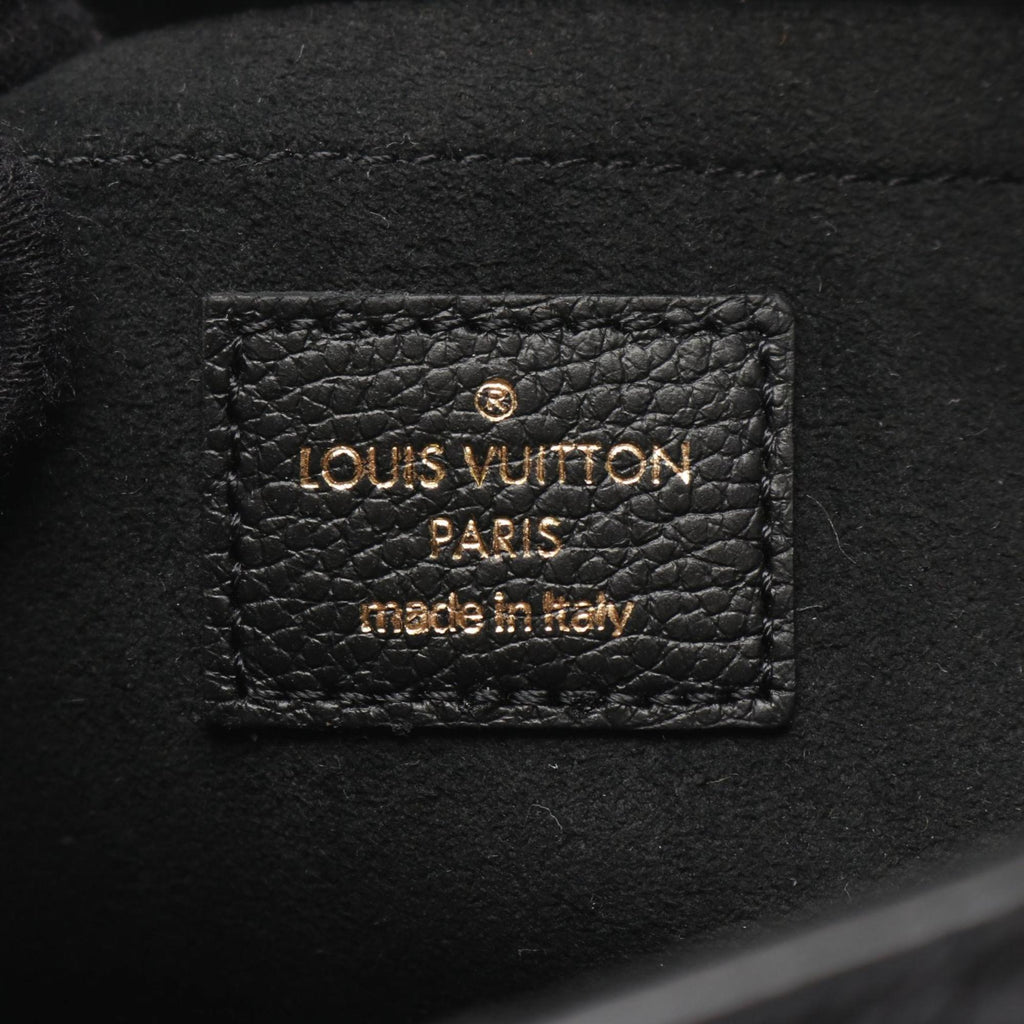 Louis Vuitton Black Noir Monogram Empreinte Pochette Shoulder Bag