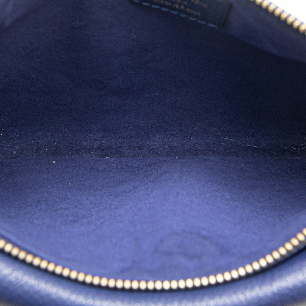 Louis Vuitton Blue Leather Shoulder Bag