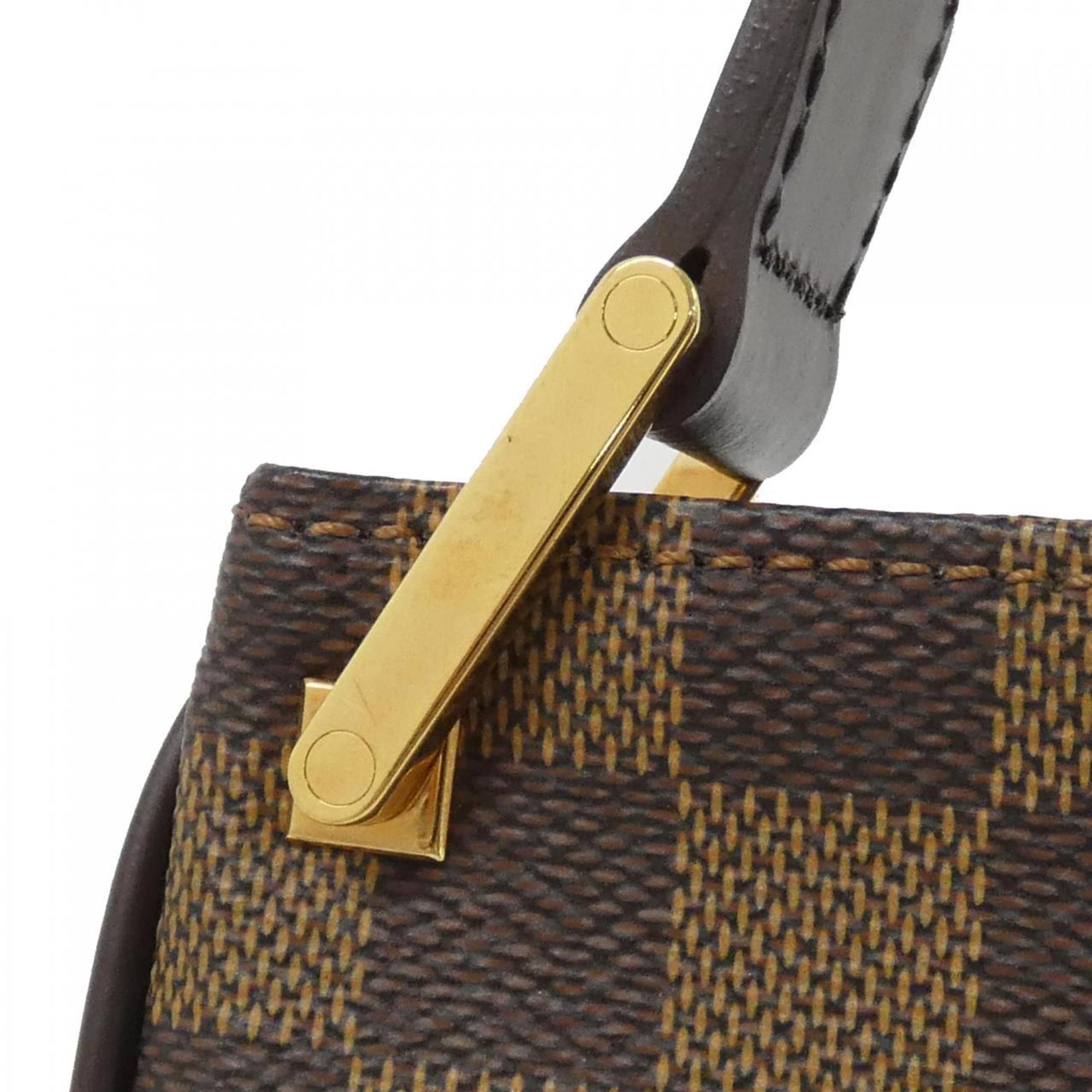 Louis Vuitton Damier Damier Canvas Ebene Damier Canvas Shoulder Bag