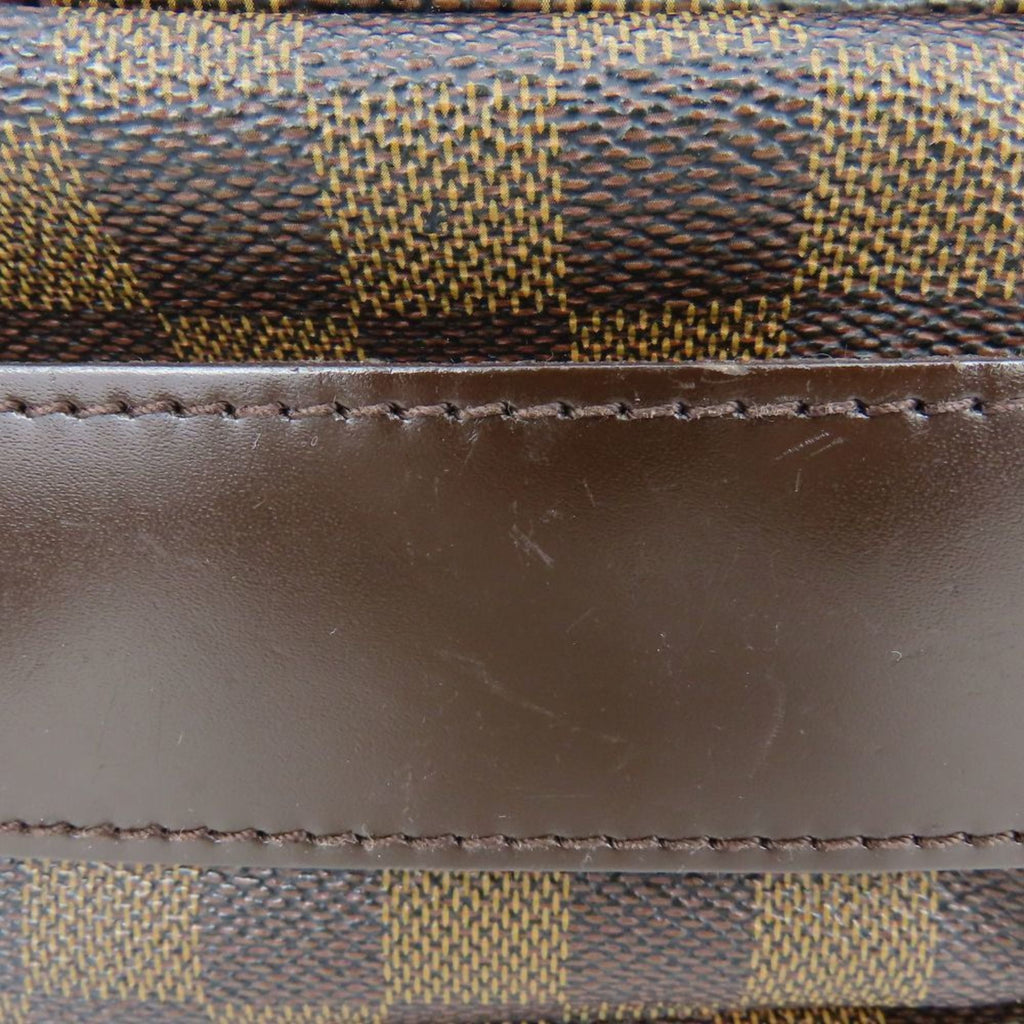 Louis Vuitton Brown Damier Canvas Ebene Damier Canvas Leather Shoulder Bag