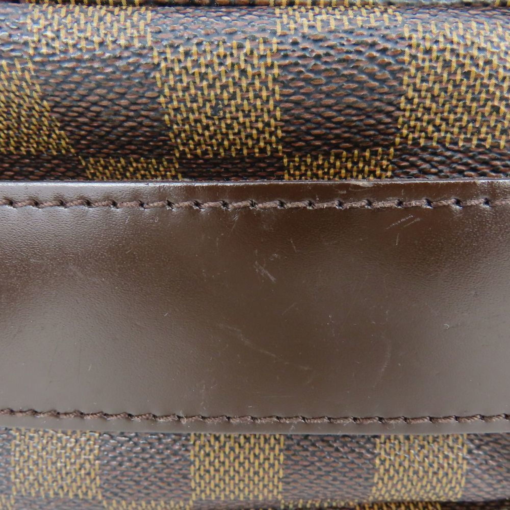 Louis Vuitton Brown Damier Canvas Ebene Damier Canvas Leather Shoulder Bag