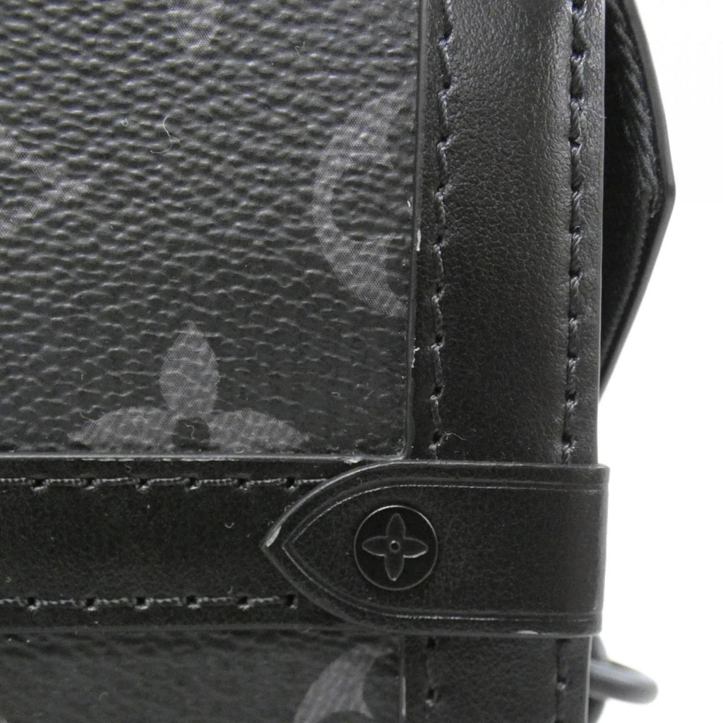 Louis Vuitton Black Coated Canvas Shoulder Bag