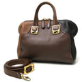 Fendi Brown Leather Handbag